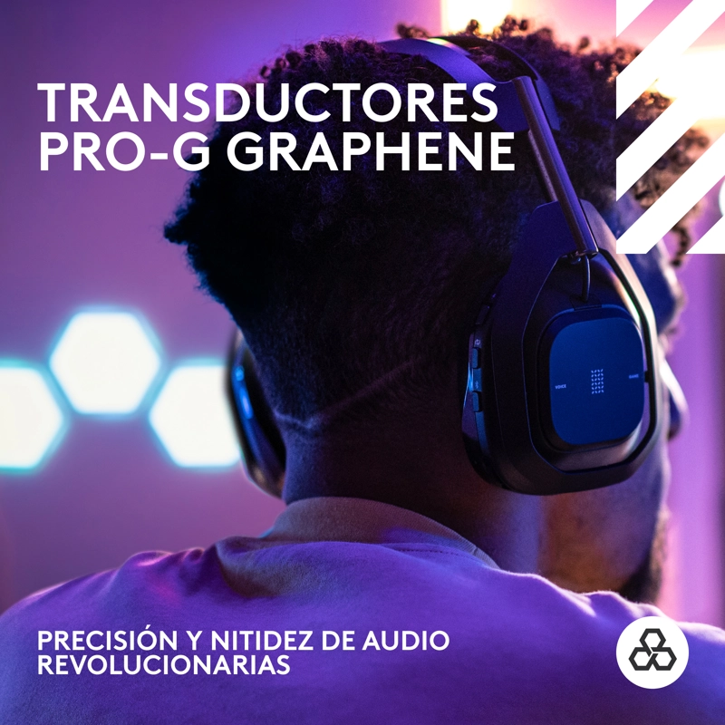 AUDIFONOS GAMER LOGITECH ASTRO A50 X INALAMBRICOS NEGRO - 4