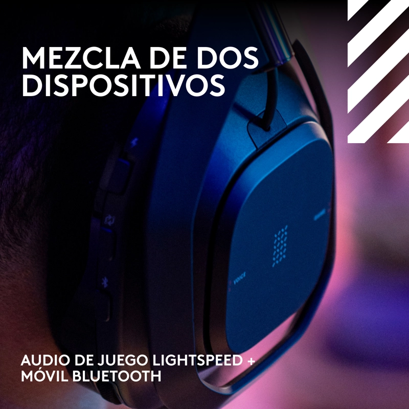 AUDIFONOS GAMER LOGITECH ASTRO A50 X INALAMBRICOS NEGRO - 7
