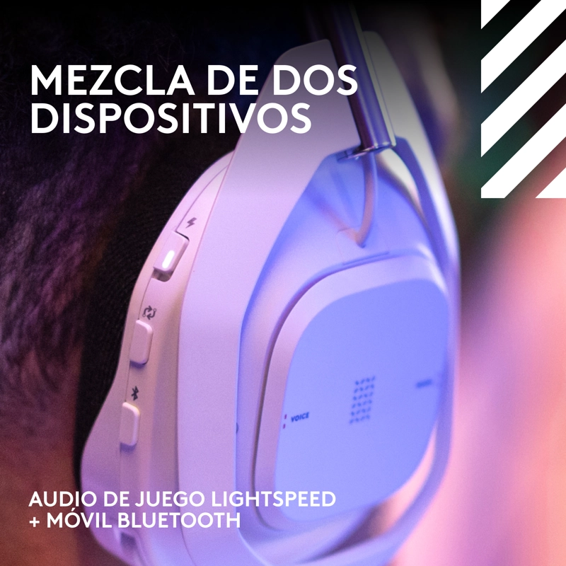 AUDIFONOS GAMER LOGITECH ASTRO A50 X INALAMBRICOS BLANCO - 2
