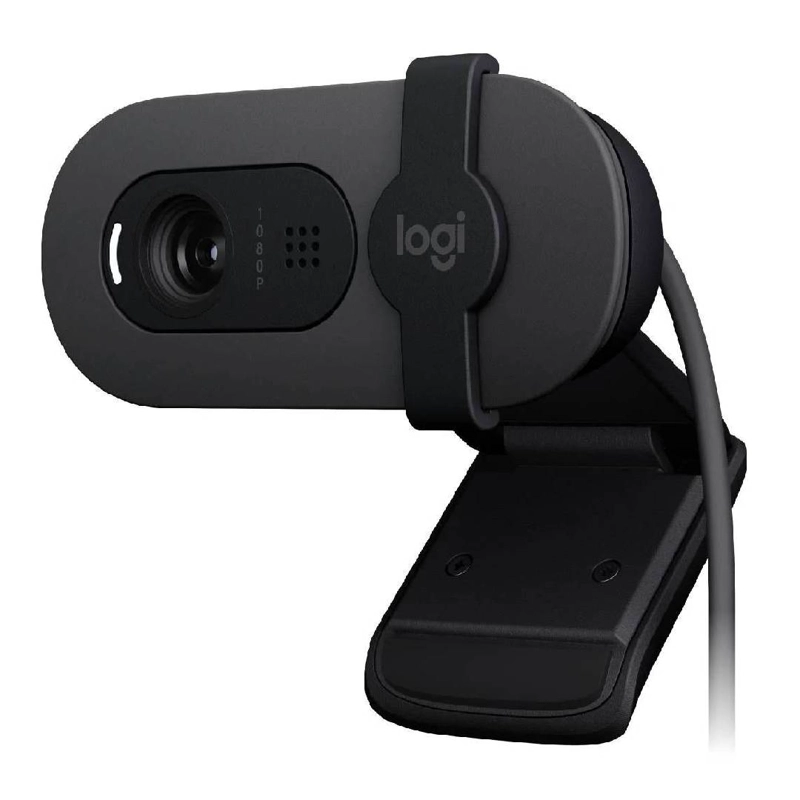 CAMARA WEB LOGITECH BRIO 100 GRAFITO 2MP 720P - 1