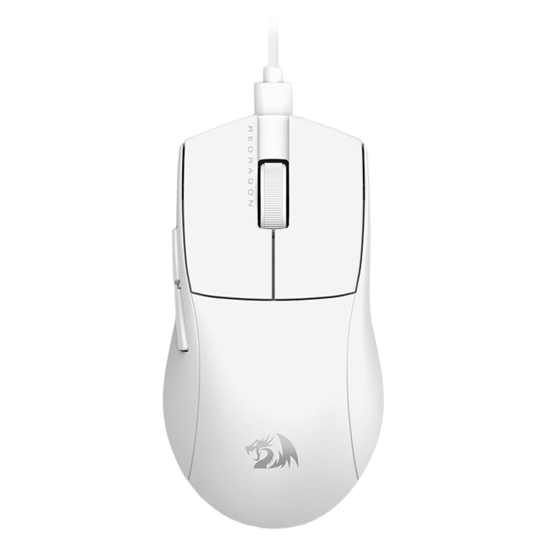MOUSE REDRAGON ULTRA LIGHT K1NG M724 1K HZ BLANCO CABLEADO - 1