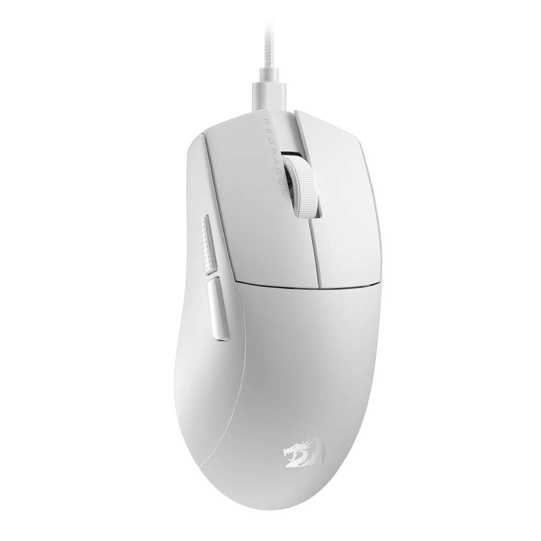 MOUSE REDRAGON ULTRA LIGHT K1NG M724 1K HZ BLANCO CABLEADO - 3