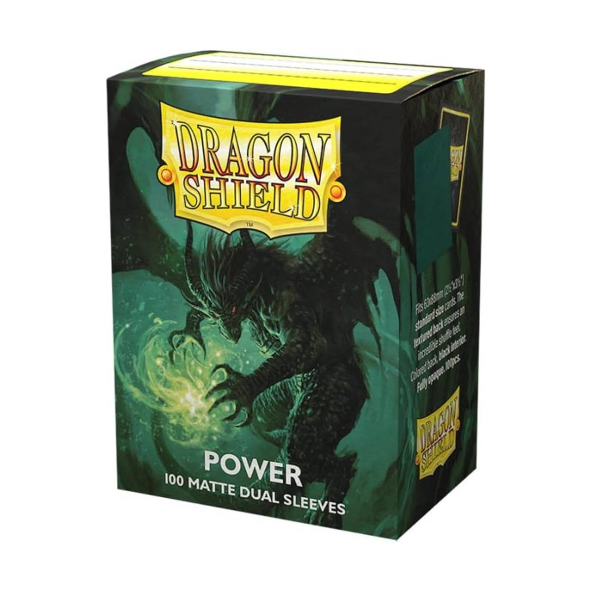 PROTECTOR DRAGON SHIELD: STANDARD DUAL- GREEN/POWER 100 - 1