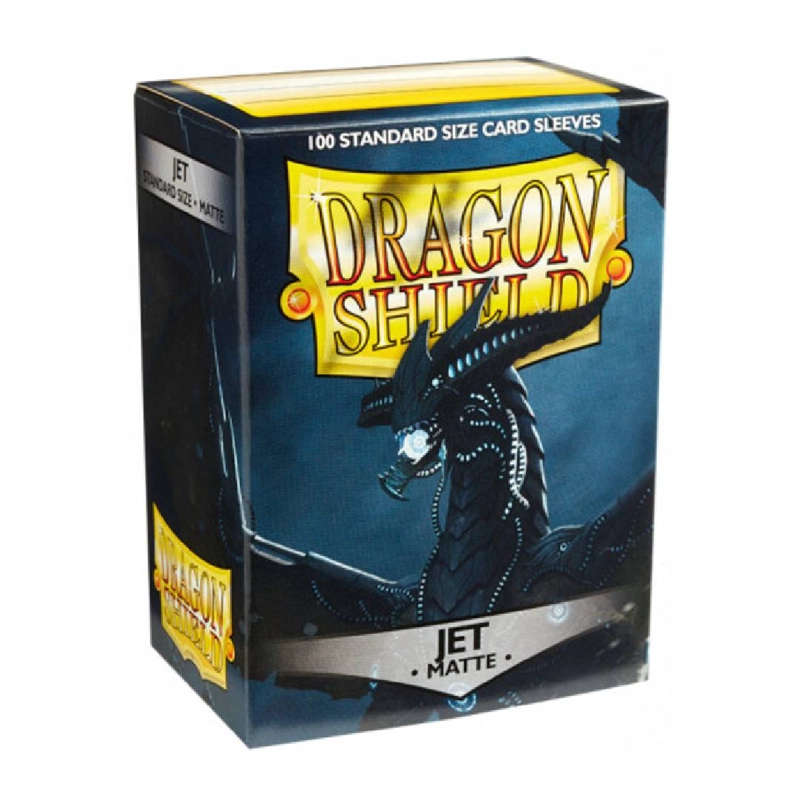 PROTECTORES DRAGON SHIELD STANDARD- MATTE JET (100 CT.) - 1