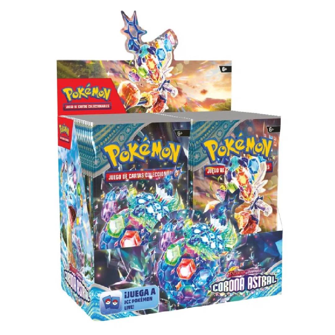 JUEGO CARTAS POKEMON SCARLET & VIOLET STELLAR CROWN BOOSTER BOX ESPAÑOL - 1
