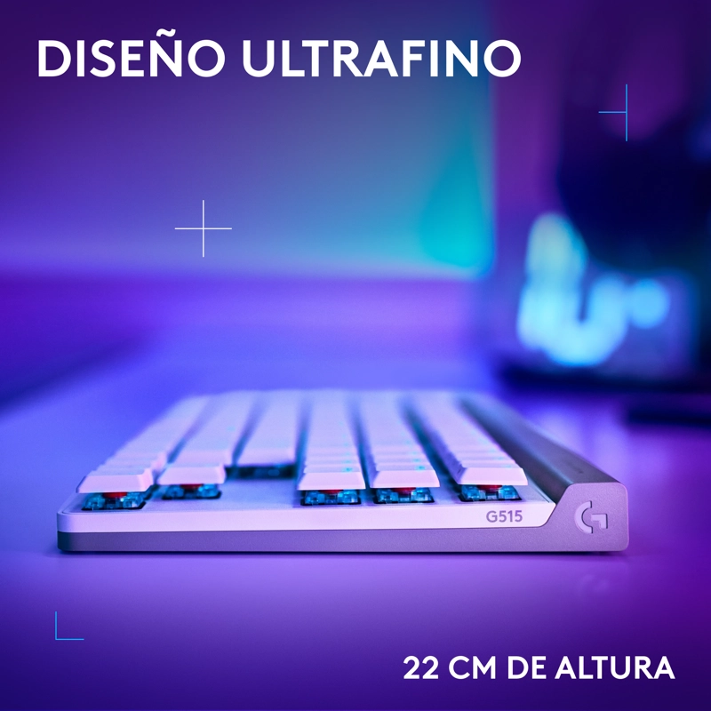 TECLADO LOGITECH G G515 TKL WHITE - 5