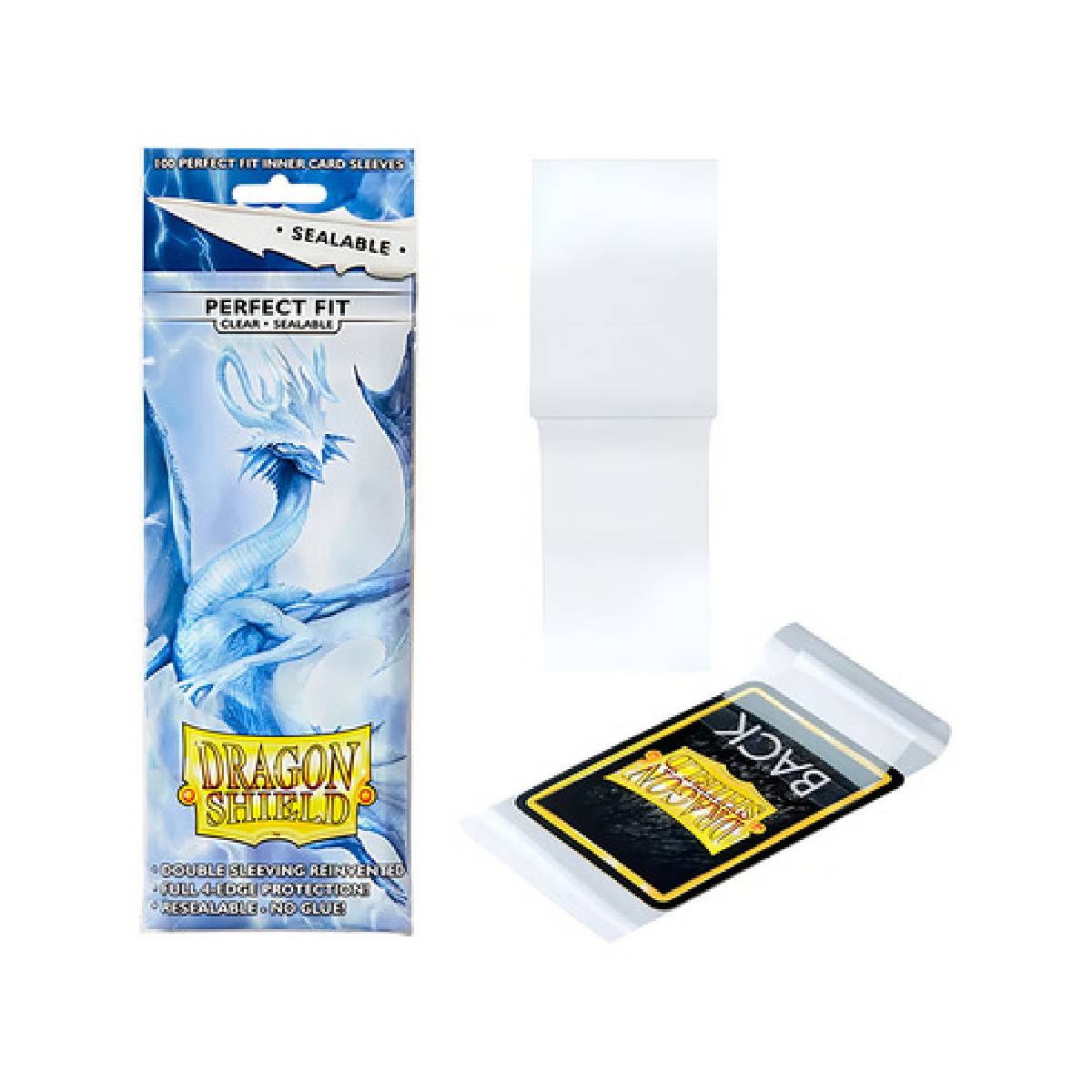 PROTECTORES DRAGON SHIELD PERFECT FIT SEALABLE CLEAR 100CT - 2
