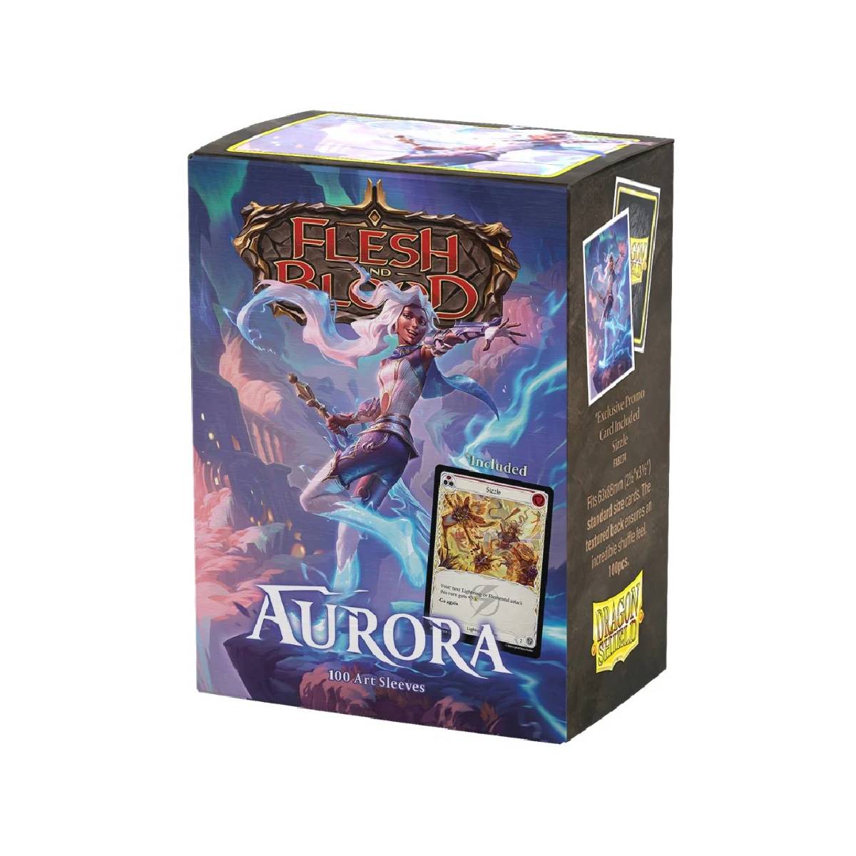 PROTECTORES DRAGON SHIELD STANDARD FLESH & BLOOD AURORA - 2