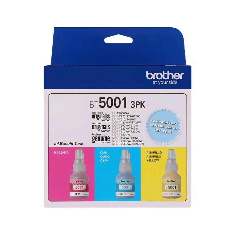 PACK DE 3 COLORES DE TINTA BROTHER - 1