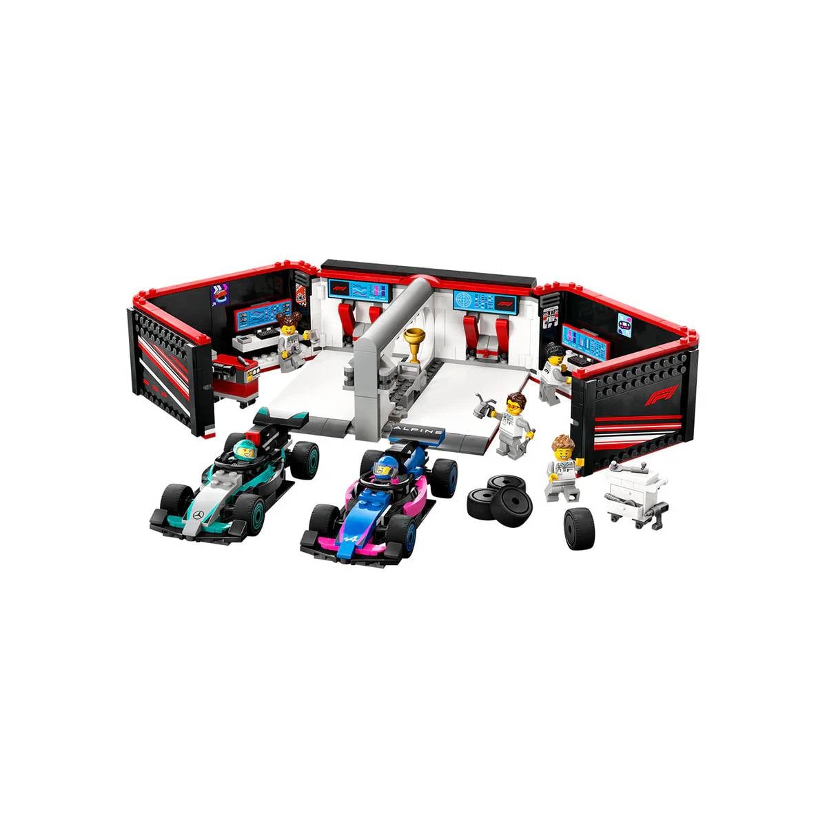 LEGO CITY: TALLER DE F1 MERCEDES-AMG Y ALPINE 60444 - 2