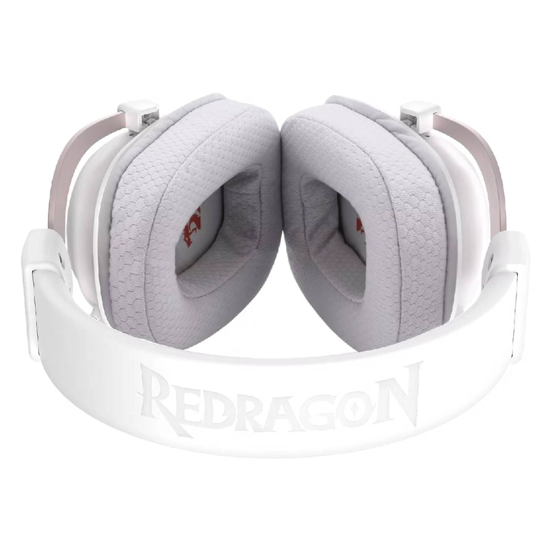 AUDIFONOS GAMER REDRAGON ZEUS PRO WIRELESS 7.1 BLANCO - 4