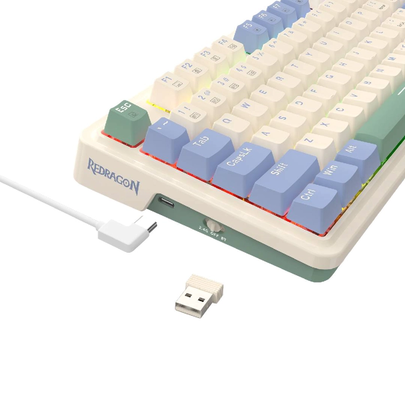 TECLADO REDRAGON UCAL PRO ESPAÑOL- K673CPG-RGB-PRO-SP - 8