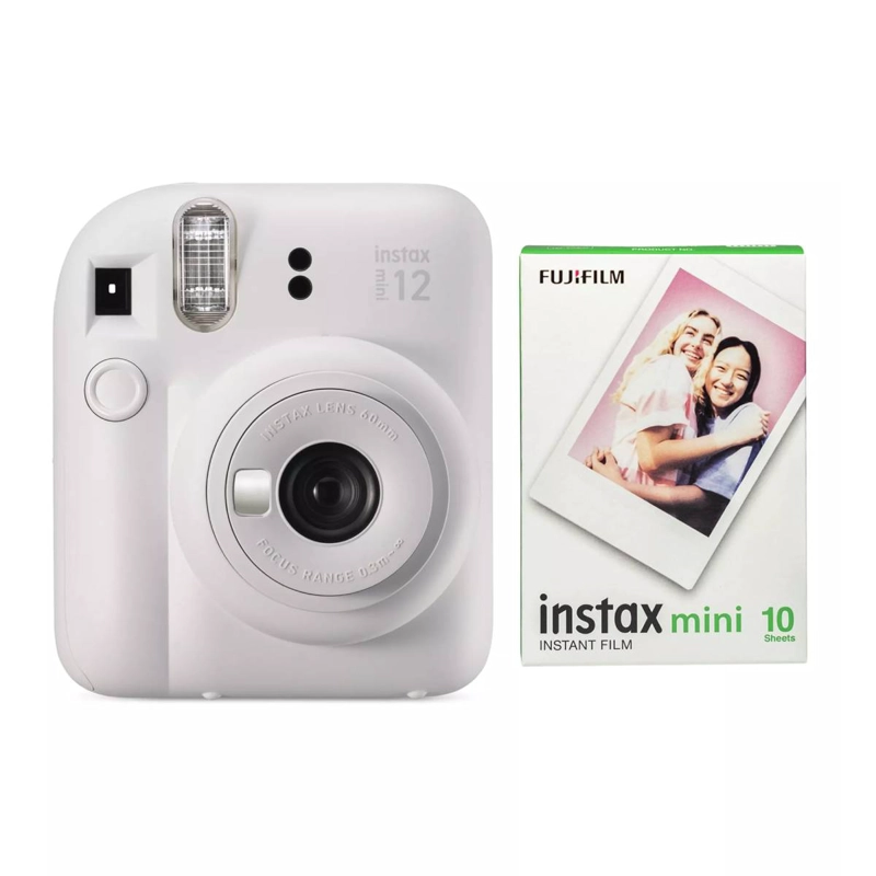 KIT CAMARA FUJIFILM INSTAX MINI 12 WHITE + 10 FILM - 1
