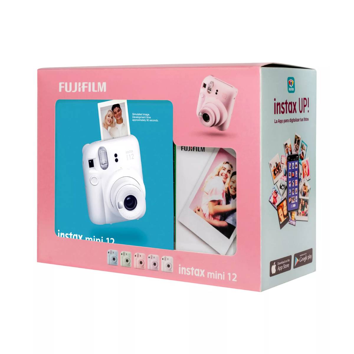 KIT CAMARA FUJIFILM INSTAX MINI 12 WHITE + 10 FILM - 3