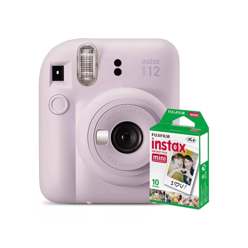 CAMARA FUJIFILM INSTAX MINI 12 VIOLETA + 10 FILM - 1