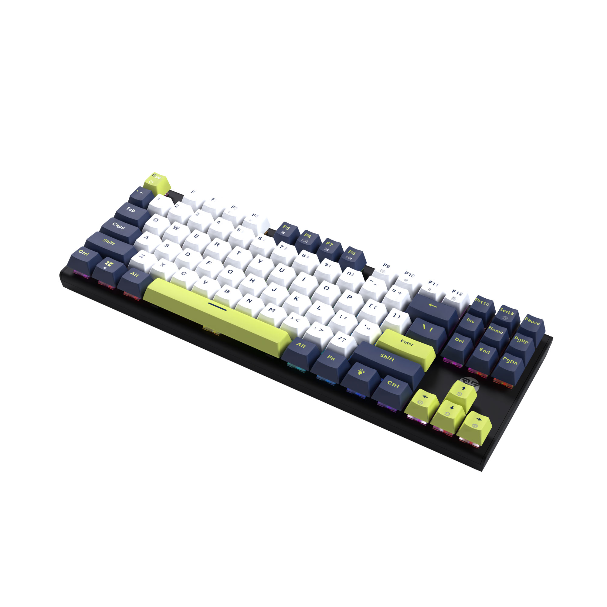 TECLADO FANTECH MK877S ATOM87S MORI WHITE (SWITCH BLUE) - 3