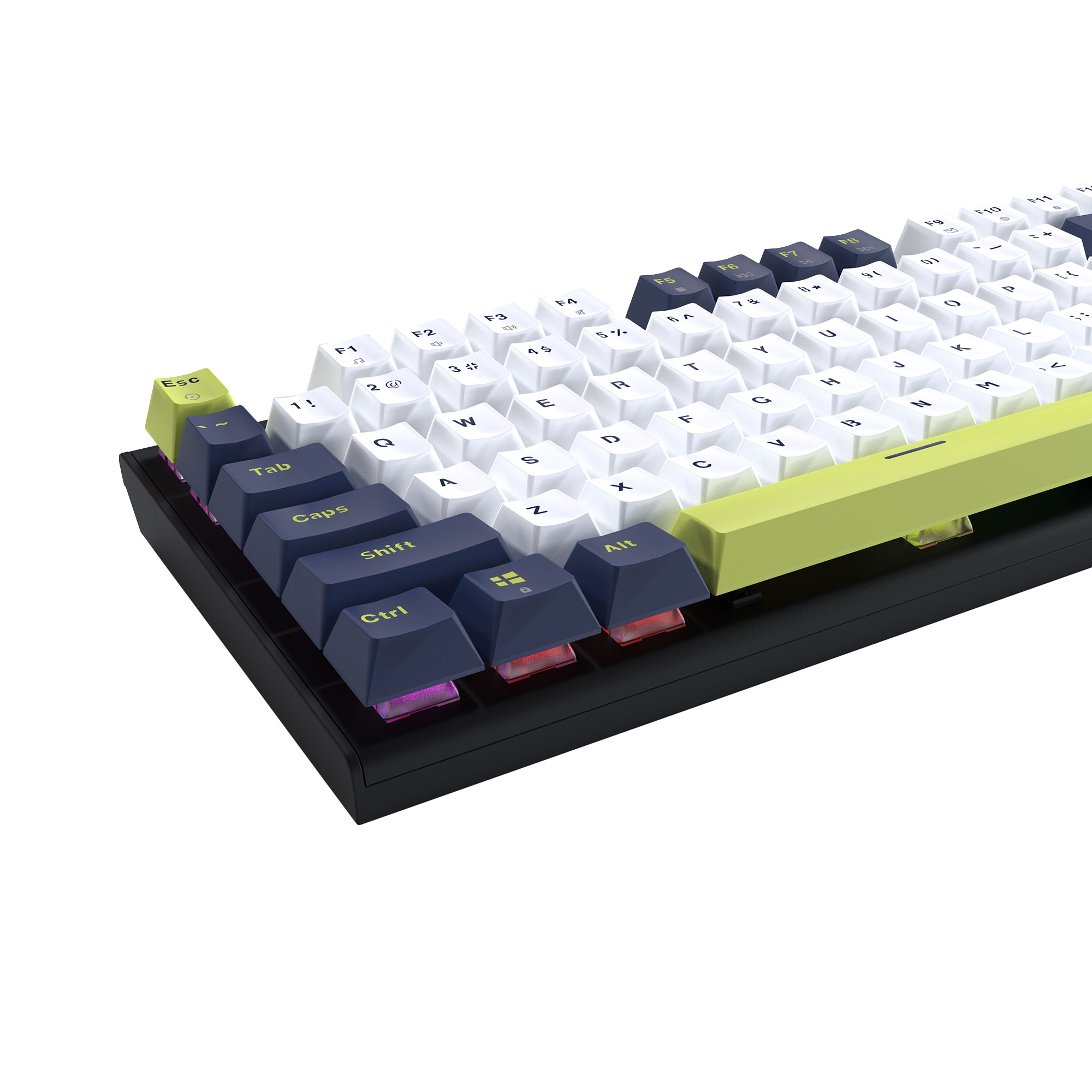 TECLADO FANTECH MK877S ATOM87S MORI WHITE (SWITCH BLUE) - 5