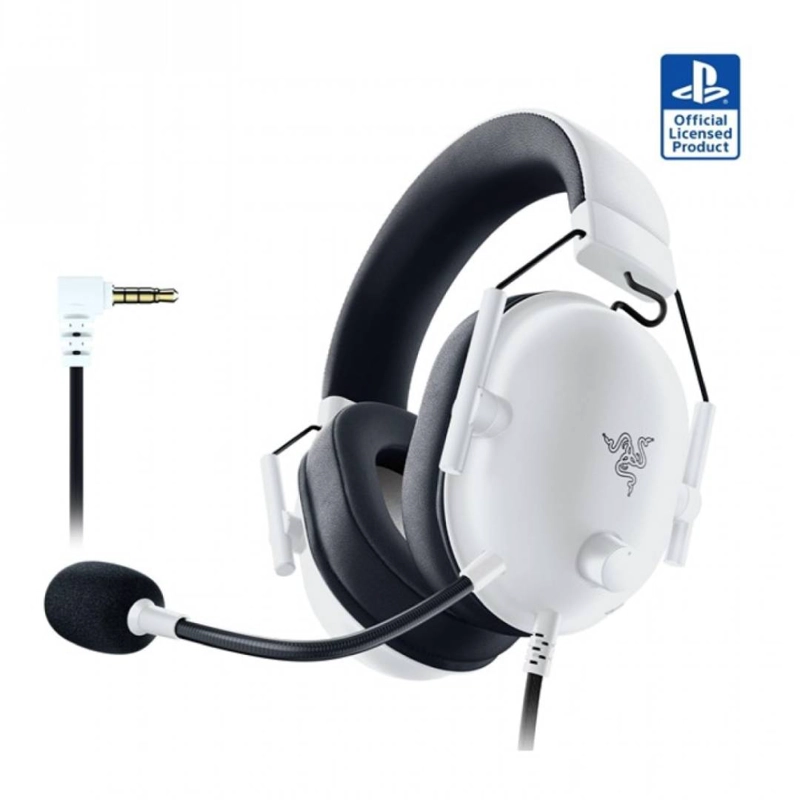 AUDIFONOS RAZER BLACKSHARK V2 X WHITE JACK 3.5MM PARA PS5 - 4