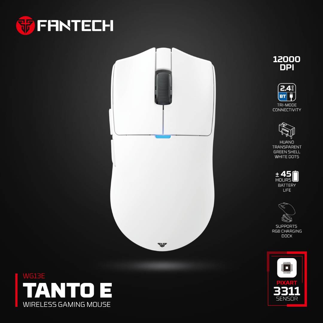 MOUSE FANTECH WG13 E TANTO E WHITE - 8