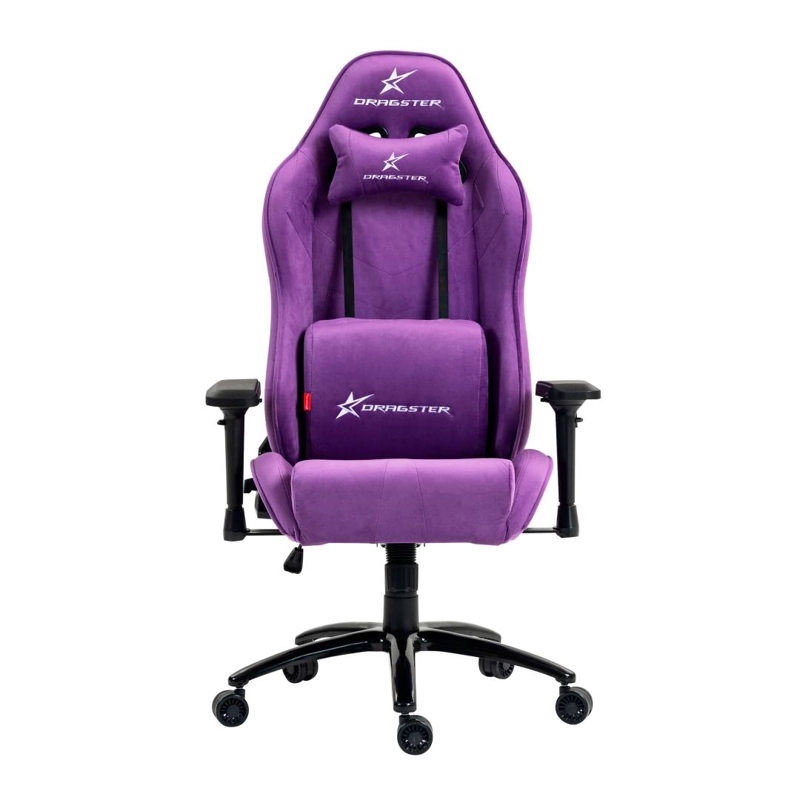 SILLA GAMER DRAGSTER GT 500 PRO ALCANTARA VIOLETTO - 1