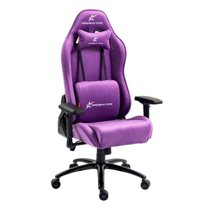 SILLA GAMER DRAGSTER GT 500 PRO ALCANTARA VIOLETTO - 2