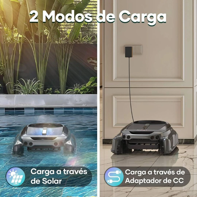 ROBOT SACA HOJAS PARA PISCINA INALAMBRICO AIPER SURFER S1 - 4