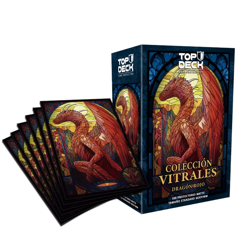 PROTECTOR STANDARD COLECCION VITRALES - DRAGON ROJO - 1