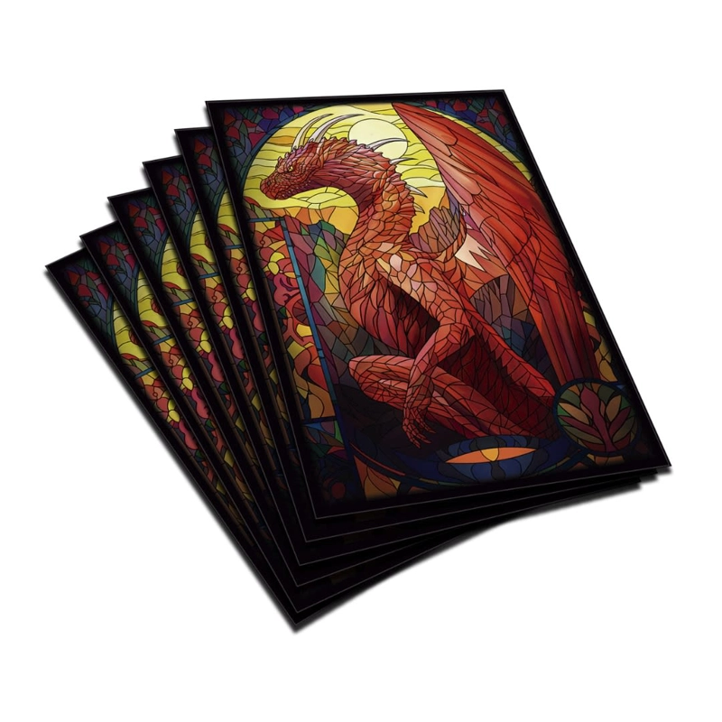 PROTECTOR STANDARD COLECCION VITRALES - DRAGON ROJO - 2