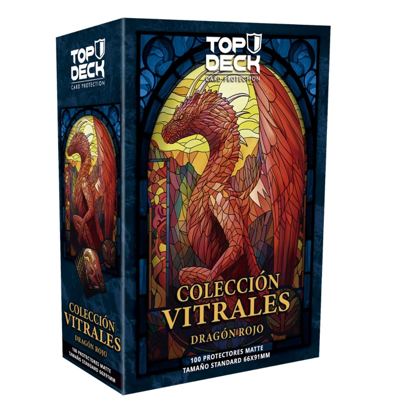 PROTECTOR STANDARD COLECCION VITRALES - DRAGON ROJO - 3