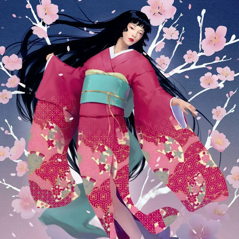 PLAYMAT TOPDECK COLECCION SAKURA - GEISHA - 3