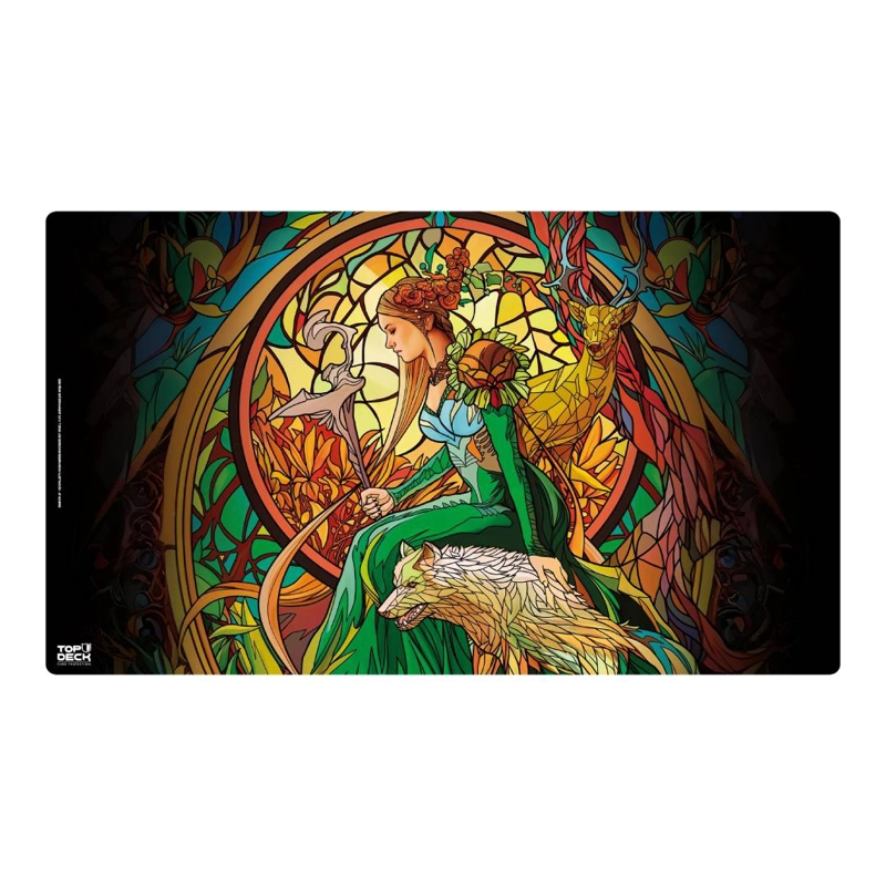 PLAYMAT TOPDECK COLECCION VITRALES - DRUIDA - 1