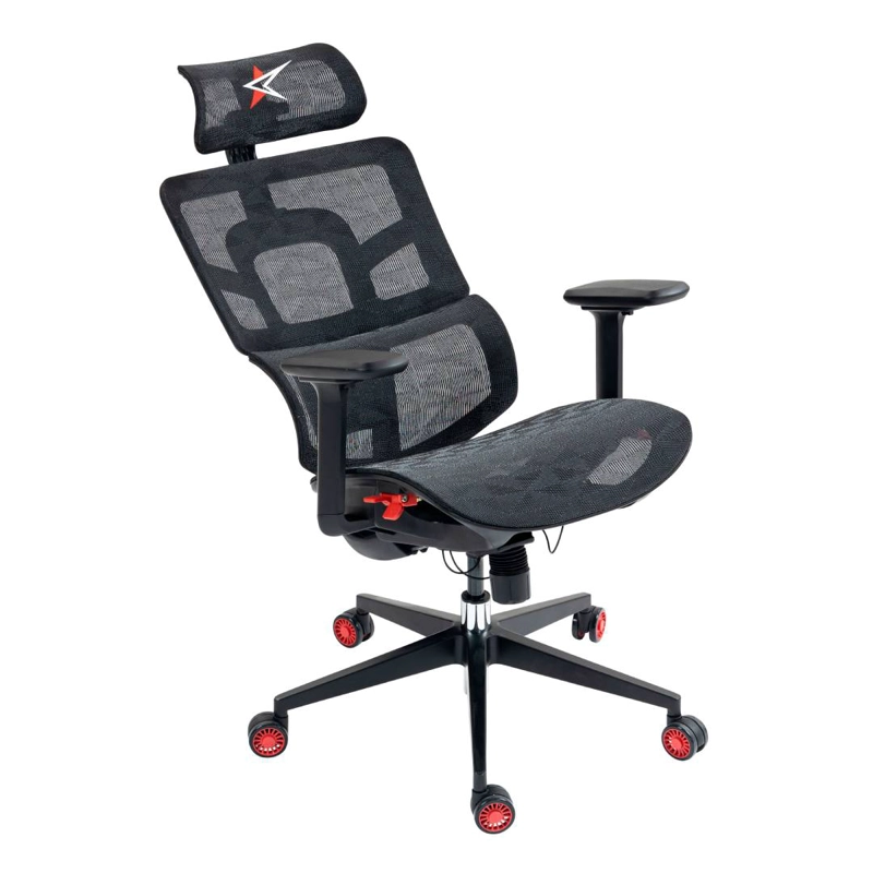SILLA GAMER DRAGSTER M3 TRIMESH BLACK - 2