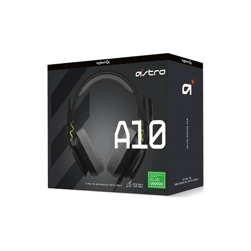 AUDIFONOS GAMER LOGITECH ASTRO GAMING A10 GEN 2 NEGRO - 4