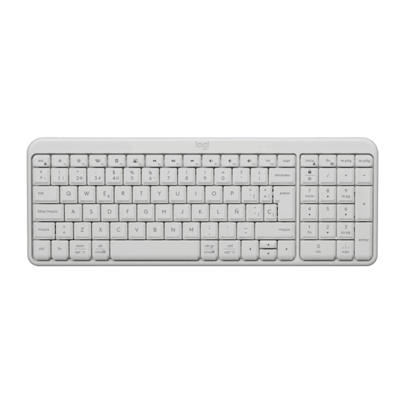 TECLADO COMPACTO LOGITECH K250 BLUETOOTH BLANCO - 1
