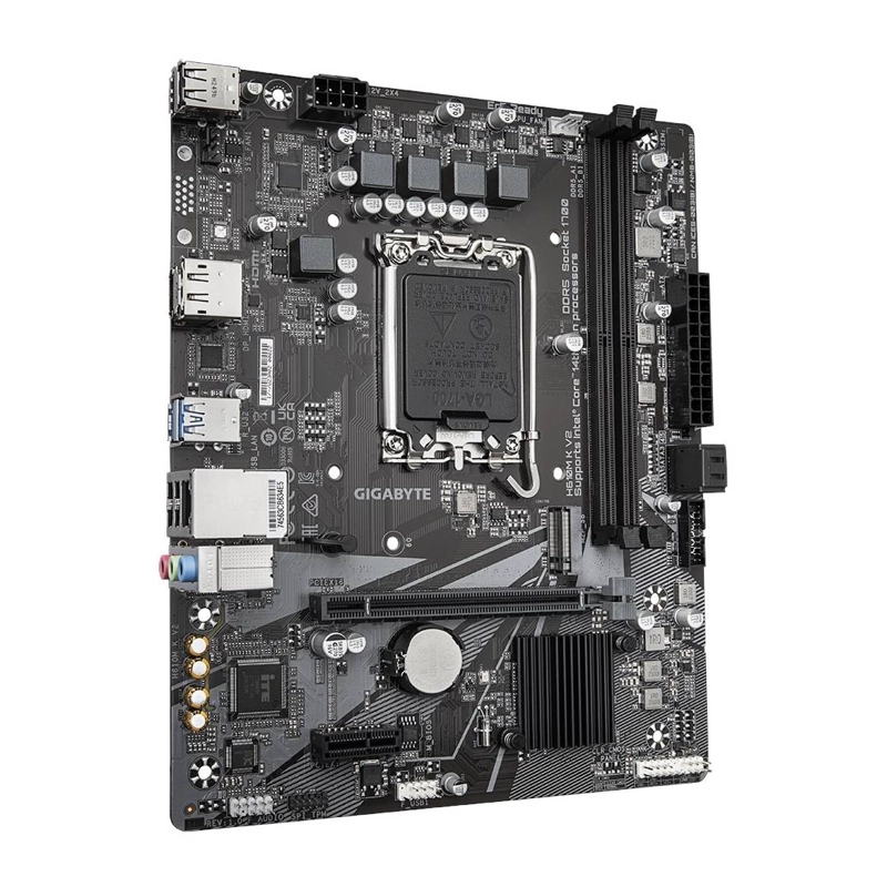 PLACA MADRE GIGABYTE H610M K V2, LGA1700, DDR5, MATX - 3
