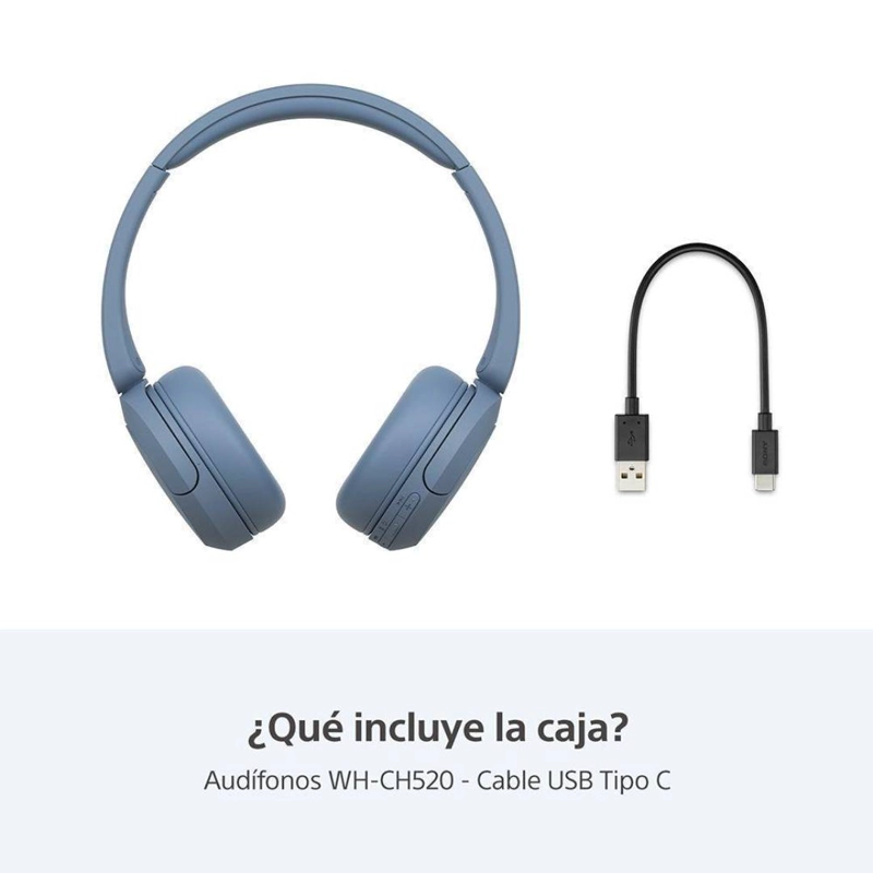 AUDIFONOS INALAMBRICOS SONY WH-CH520 AZUL - 4
