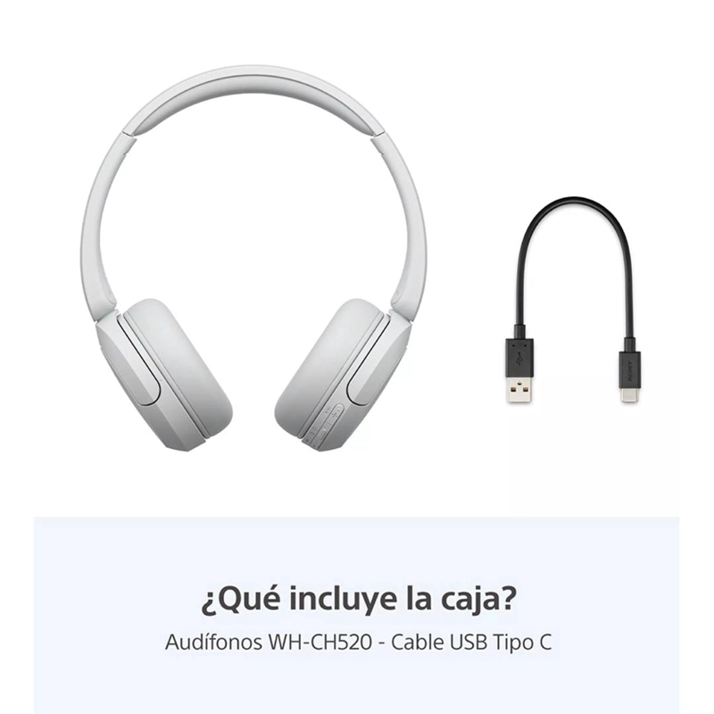 AUDIFONOS INALAMBRICOS SONY WH-CH520 BLANCO - 4