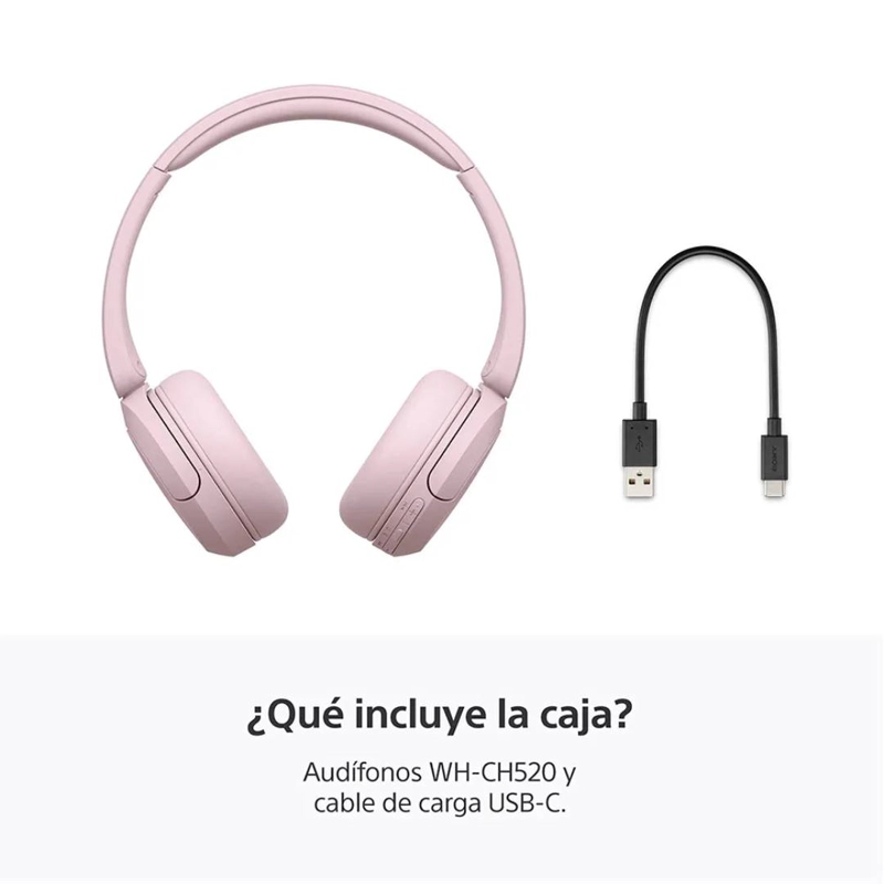 AUDIFONOS INALAMBRICOS SONY WH-CH520 ROSADO - 4