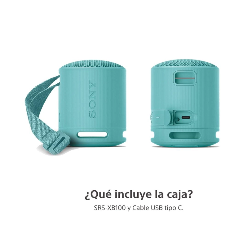 PARLANTE PORTATIL SONY SRS-XB100 AZUL - 3