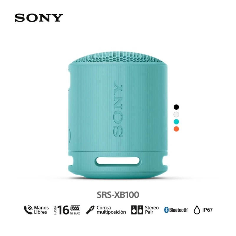 PARLANTE PORTATIL SONY SRS-XB100 AZUL - 4