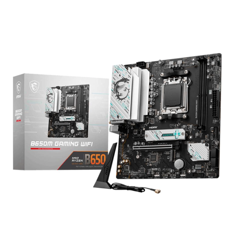 PLACA MADRE MSI B650M GAMING WIFI, MATX, DDR5, AM5 - 1