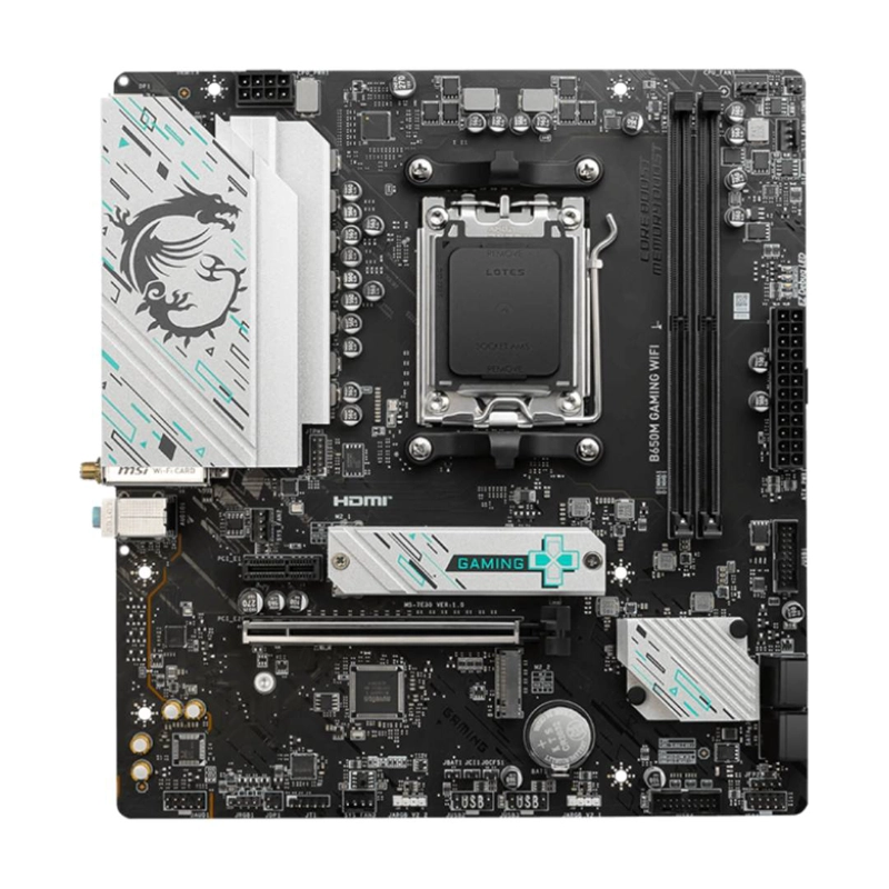 PLACA MADRE MSI B650M GAMING WIFI, MATX, DDR5, AM5 - 2