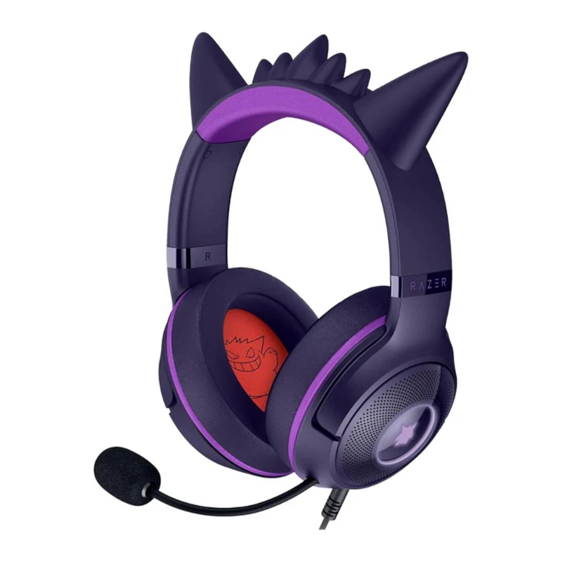 AUDIFONOS RAZER KRAKEN KITTY V2 POKE MON GENGAR EDITION - 1
