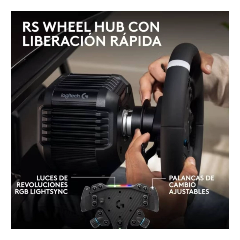 VOLANTE DE CARRERAS LOGITECH G RS50 SYSTEM PS4/PS5/PC - 4