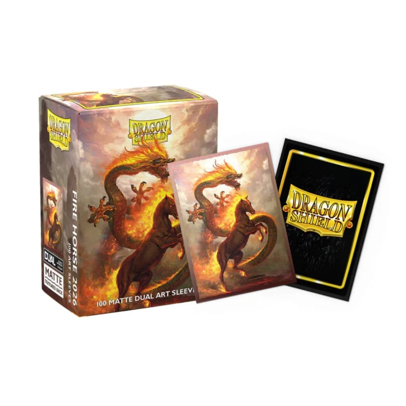 PROTECTOR DRAGON SHIELD STD DUAL MATTE ART FIRE HORSE 2026 - 1