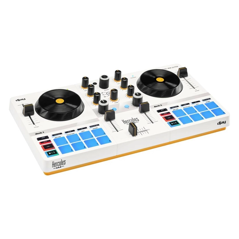 CONTROLADOR DJ HERCULES - DJCONTROL MIX ULTRA BLANCO - 2