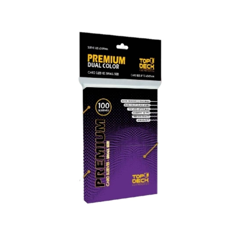 PROTECTORES PREMIUM DUAL COLOR SMALL MORADO (62X89MM) - 1