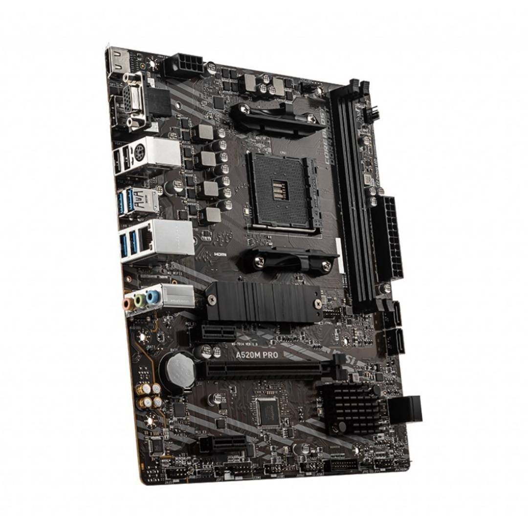 PLACA MADRE MSI A520M PRO, AM4, MICRO-ATX - 3