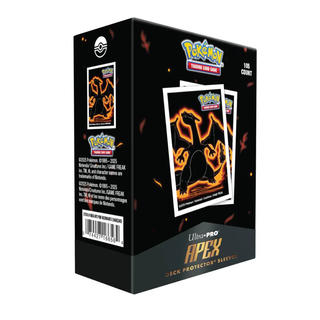 PROTECTORES ULTRA PRO POKE MON APEX, NEON KANTO CHARIZARD - 2