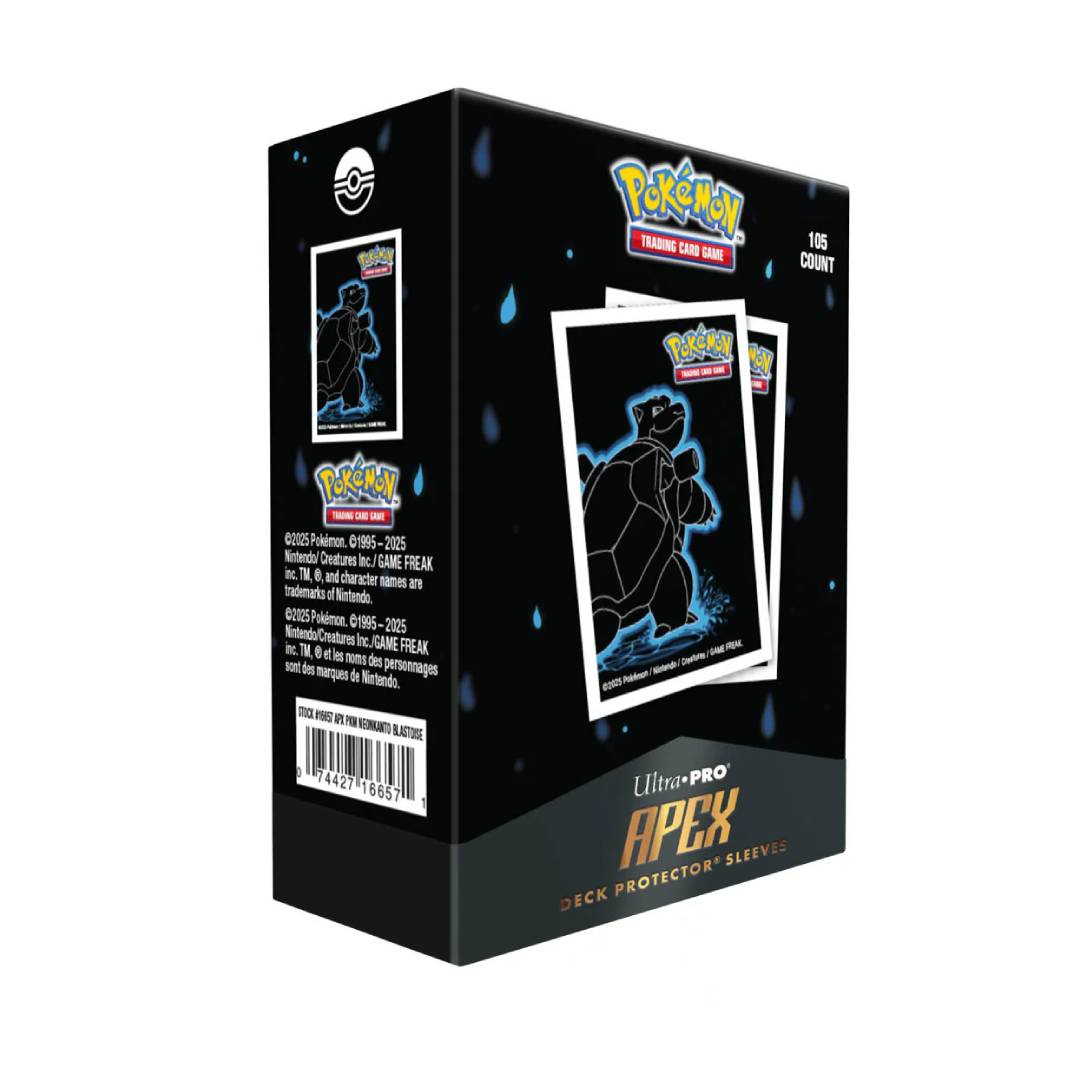 PROTECTORES ULTRA PRO POKE MON APEX, NEON KANTO BLASTOISE - 2